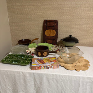 Vintage Kitchen Grouping (Stoneware, Wood and More) - R519