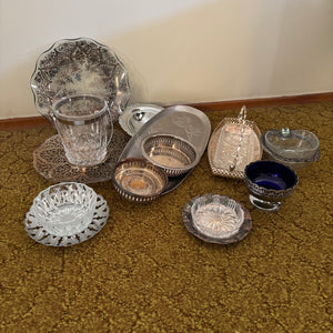 Silver Plated Trays and Serving Dishes - R561