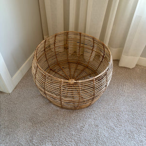 14” Tall x 22” Wide Wicker Basket - G436