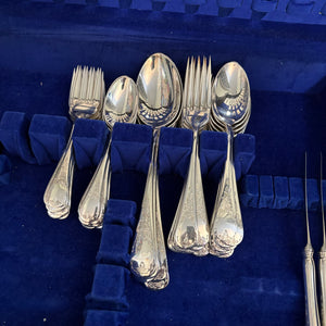 66 Piece Vintage Birks Regency Plate Flatware - N309