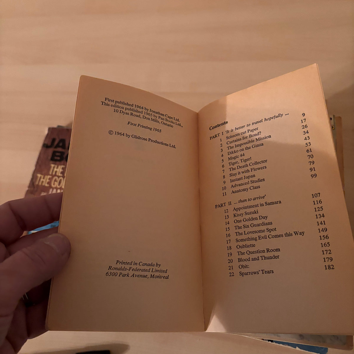 X229 James Bond Paperback collection