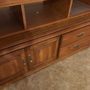 Solid Wood Entertainment Stand - M357