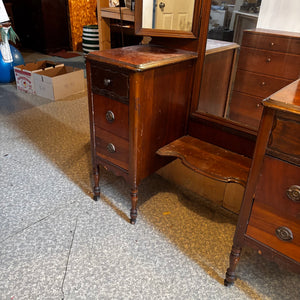 Antique Solid Wood Vanity Dresser with Mirror  - V144