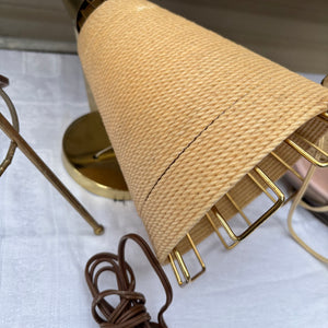 4 Vintage Lights (Rope Shade has slight damage) - R377