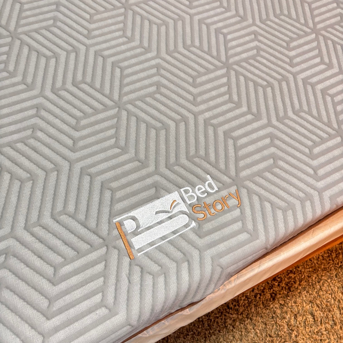 K330 King Size RV mattress with mattress topper