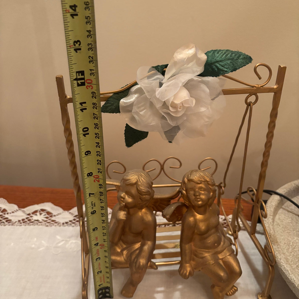 F200 14” tall Heavy resin cherub foundation grouping