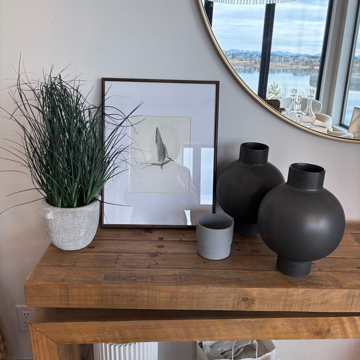 Home Decor and Artwork Grouping (12” x 16” Framed Vintage Bird Art Print and More) - L356