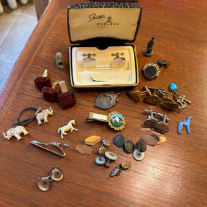 Vintage Cufflinks and More Grouping - M329