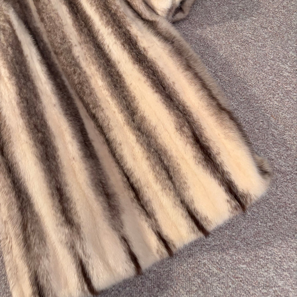 K402 2 vintage fur coats and vintage fur shawl