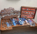 K405 Vintage collector spoons grouping