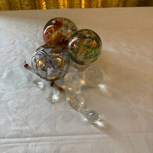 Glass Orbs and Crystals Grouping - R511
