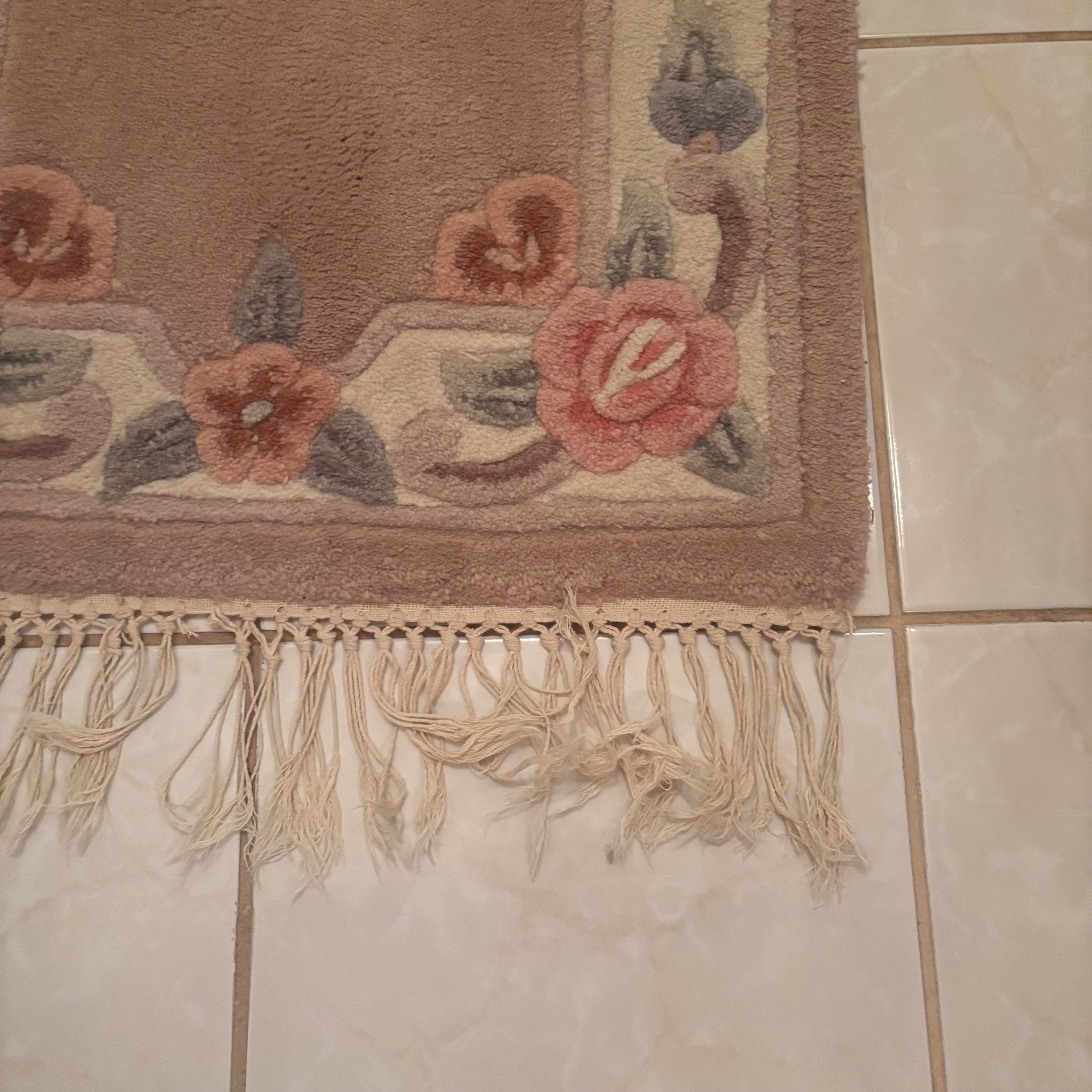 F197 Set of 4 Vintage area rugs