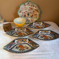 E138 Vintage Asian themed porcelain and more grouping