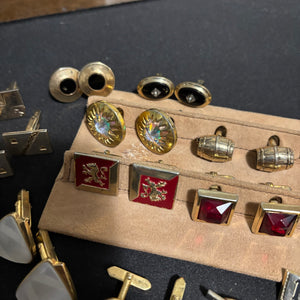 VIntage Cufflinks and Tie Clips - N305