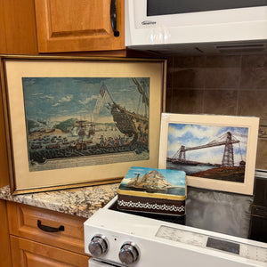 19.5" x 21.5" Framed Ship at Sea Artwork Grouping - M351