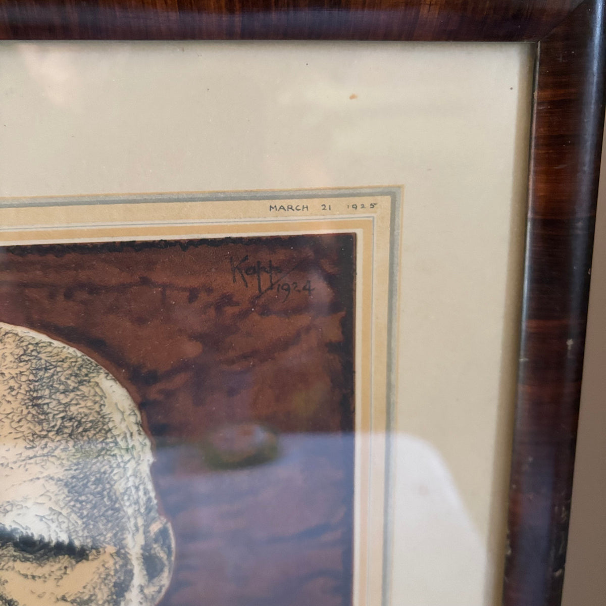 E152 Viscount Farley framed artwork grouping