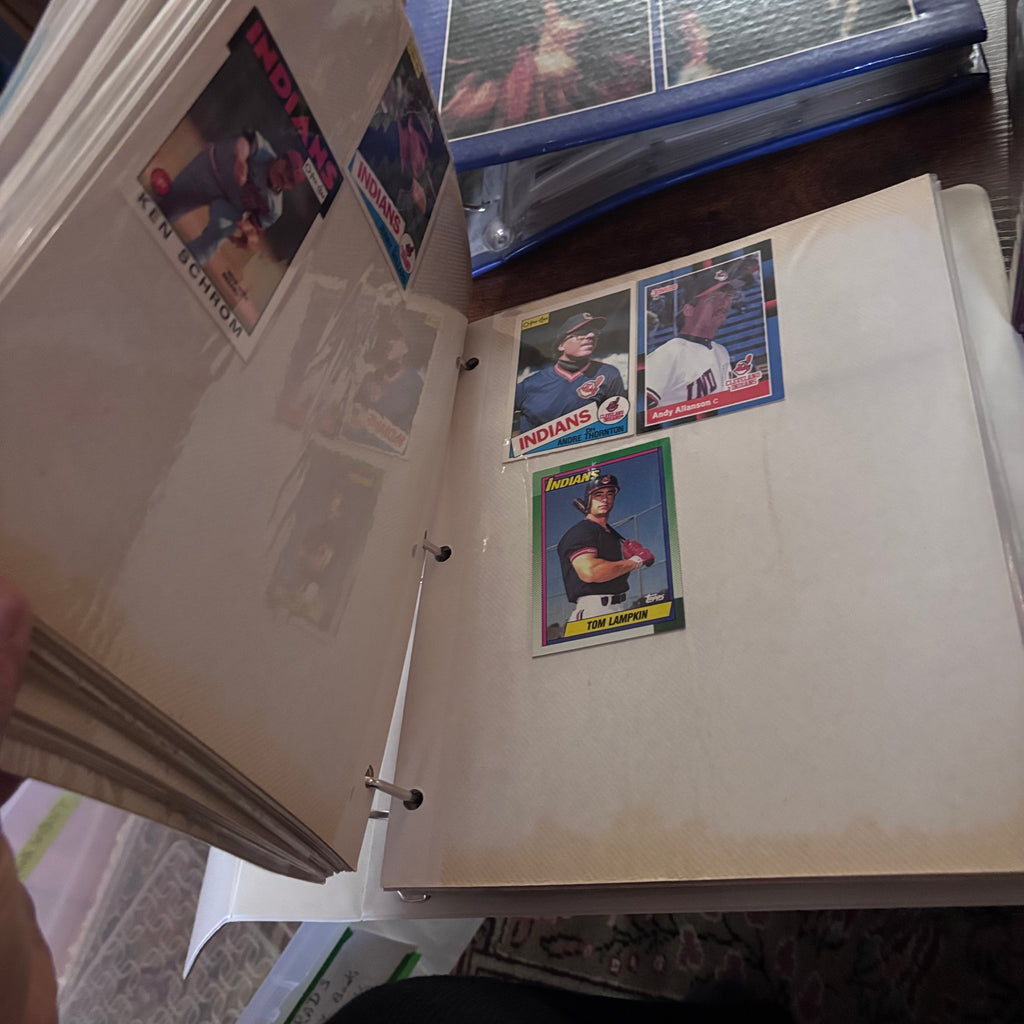 X267 Vintage sports cards grouping