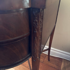Antique Solid Wood 2 Drawer Side Table/Night Stand - N311