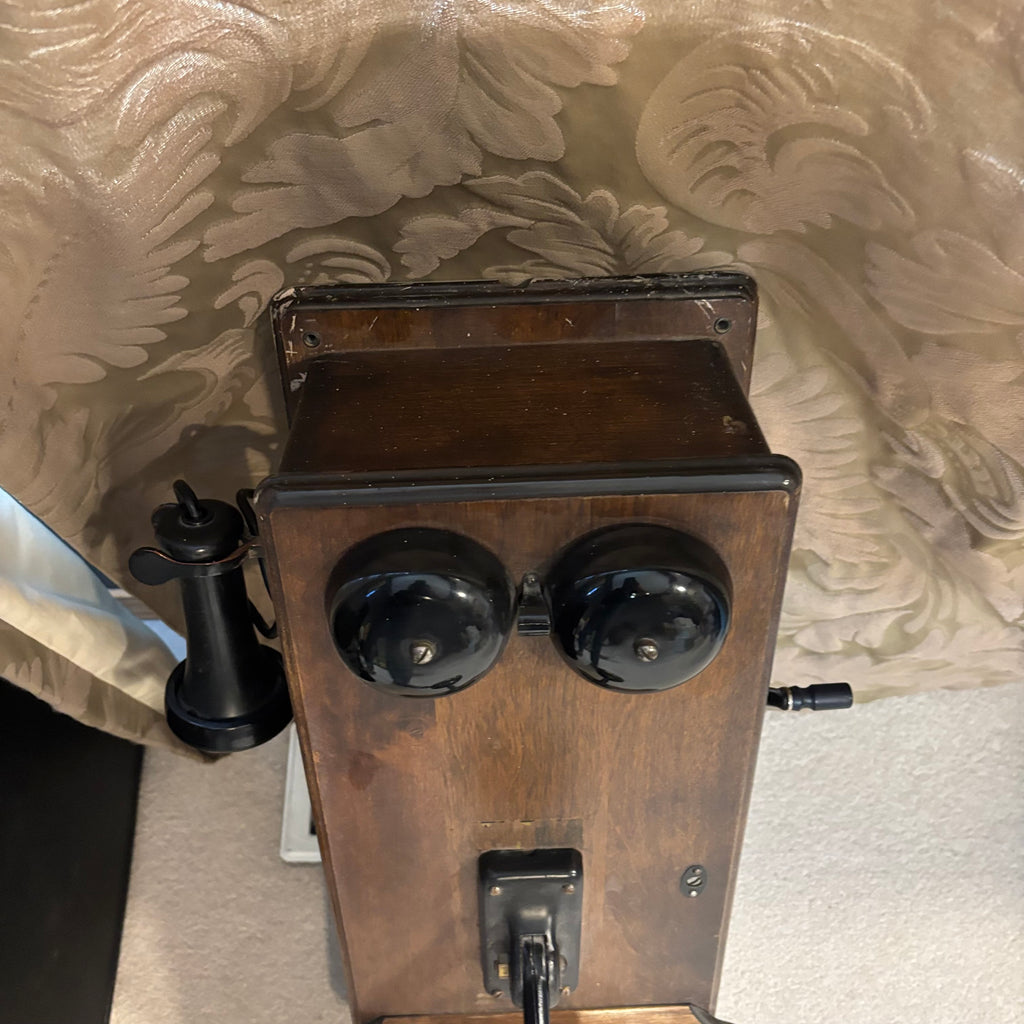 Y159 Antique Wooden Wall Phone