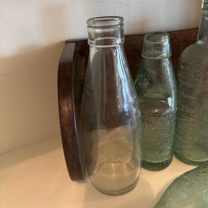 ANTIQUE AND VINTAGE GLASS BOTTLES GROUPING - P261
