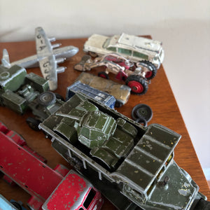 Vintage Cast and Plastic Toy Cars Grouping - N312