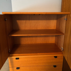 Mid Century Teak Armoire - M309