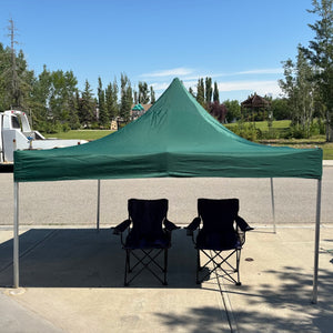 Camping Grouping (like new gazebo and 2 chairs) C818