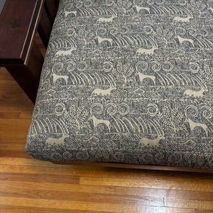 Queen Size Futon with Dark Wood Frame - V182