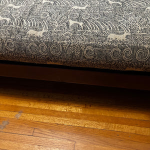 Queen Size Futon with Dark Wood Frame - V182