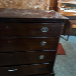 As Is Solid Wood Vintage Dresser - V188