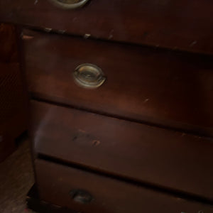 As Is Solid Wood Vintage Dresser - V188