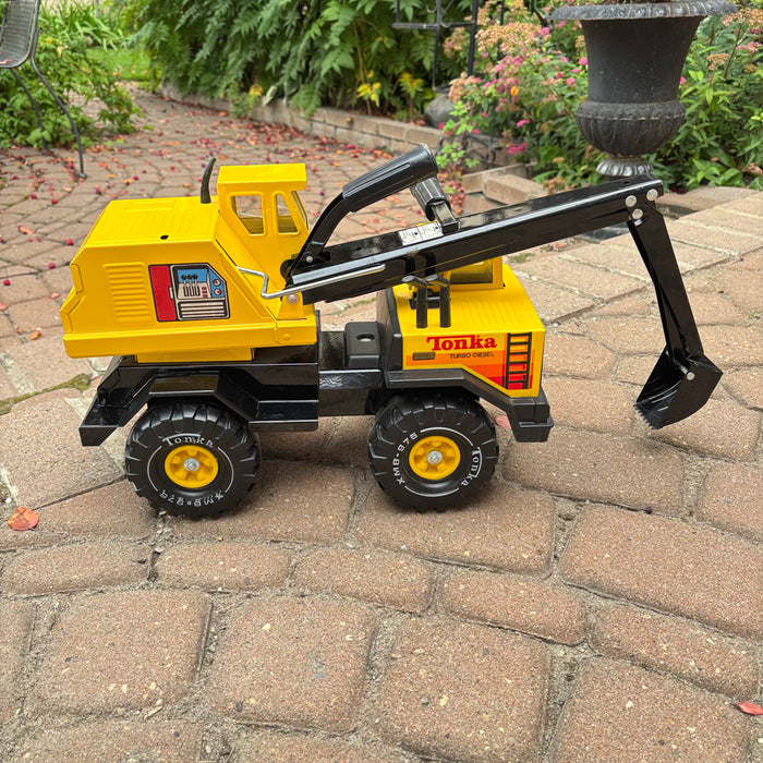 1980s Diecast Tonka Backhoe - O140
