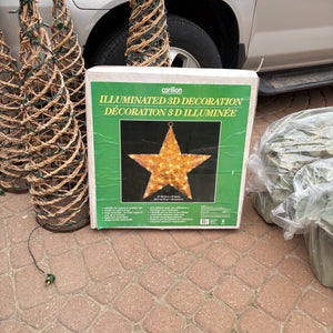 Christmas Decor Grouping (Wicker Trees and More) - O155