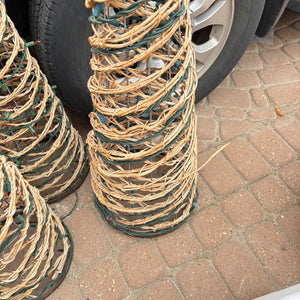 Christmas Decor Grouping (Wicker Trees and More) - O155