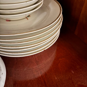 30 PIECE VINTAGE LIMOGES HAVILAND COFFEE SET (SOME SMALL CHIPS ON EDGES OF PLATES) - P111