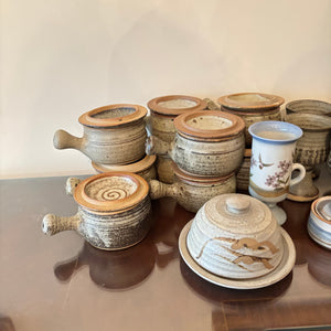 VINTAGE POTTERY GROUPING (WINE CHALICES AND MORE) - P116