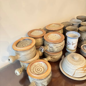 VINTAGE POTTERY GROUPING (WINE CHALICES AND MORE) - P116