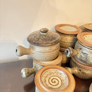 VINTAGE POTTERY GROUPING (WINE CHALICES AND MORE) - P116
