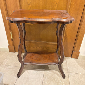 SOLID WOOD VINTAGE SIDE TABLE - P131