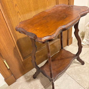 SOLID WOOD VINTAGE SIDE TABLE - P131