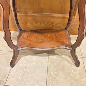 SOLID WOOD VINTAGE SIDE TABLE - P131