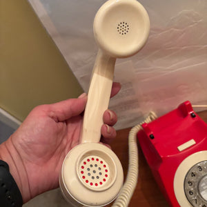 Vintage Olympics Poster and British Home Phone - R322