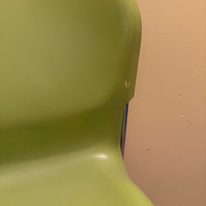 Set of 2 Green MCM Gerd Lang SWING SM400K Stacking Chairs - R323
