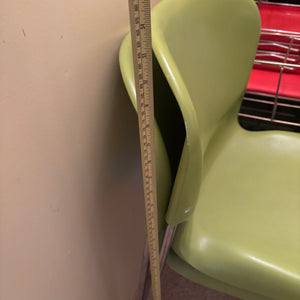 Set of 2 Green MCM Gerd Lang SWING SM400K Stacking Chairs - R323