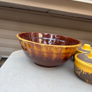 Vintage Stoneware Grouping (BMP Canada Bowl and More) - R330