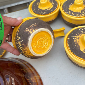Vintage Stoneware Grouping (BMP Canada Bowl and More) - R330