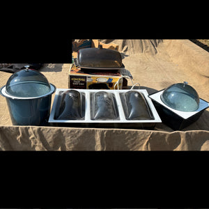 MCM Kitchen Grouping (ice bucket is cracked) - R372