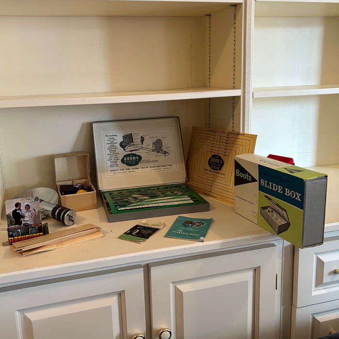 VINTAGE GROUPING (SLIDE BOX AND MORE) - P269