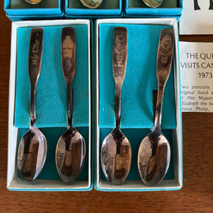 VINTAGE BIRKS COMMEMORATIVE COLLECTOR SPOONS COLLECTION - P340