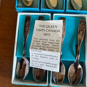VINTAGE BIRKS COMMEMORATIVE COLLECTOR SPOONS COLLECTION - P340